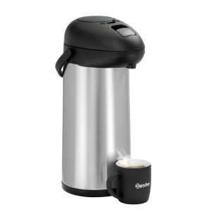 Thermos a pompa 5L Bartscher - Conservazione ottimale, ideale per professionisti.