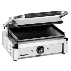 Grill a contatto Panini 1G Bartscher - Piastre lisce per snack succulenti