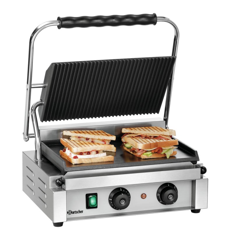 Grill a contatto Panini-T 1GR Bartscher professionale