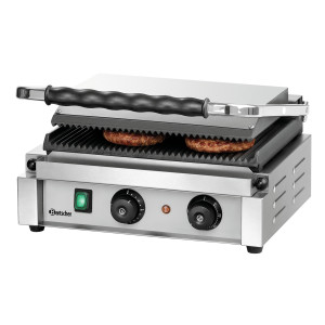 Grill contact Panini-T Bartscher: High-performance contact grill for paninis and sandwiches