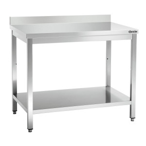 Table de travail inox L1000, AD, Bartscher | Spacieuse & robuste