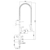 Frullatore Bartscher 26L-1801B con Doccetta