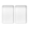 Presentation dish 17W-280x420 in white melamine - Bartscher