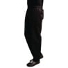 Pantaloni da cucina unisex Easyfit neri trattati al Teflon - Taglia XS - Whites Chefs Clothing - Fourniresto