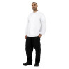 Unisex White Long Sleeve Vegas Chef Jacket - Size L - Whites Chefs Clothing - Fourniresto