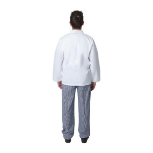 Giacca da cucina unisex bianca a maniche lunghe Vegas - Taglia L - Whites Chefs Clothing - Fourniresto