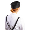 Calotta da cucina nera in policotone - Taglia XL 63,5 cm - Abbigliamento da chef Whites - Fourniresto