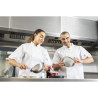 Giacca da cucina unisex bianca a maniche corte Vegas - Taglia M - Whites Chefs Clothing - Fourniresto