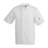 Giacca da cucina unisex bianca a maniche corte Vegas - Taglia XL - Whites Chefs Clothing - Fourniresto