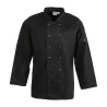 Giacca da cucina unisex nera a maniche lunghe Vegas - Taglia M - Whites Chefs Clothing - Fourniresto