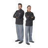 Giacca da cucina unisex nera a maniche lunghe Vegas - Taglia M - Whites Chefs Clothing - Fourniresto