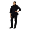 Giacca da cucina unisex nera a maniche corte Vegas - Taglia S - Whites Chefs Clothing - Fourniresto