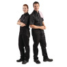 Giacca da cucina unisex nera a maniche corte Vegas - Taglia XXL - Whites Chefs Clothing - Fourniresto