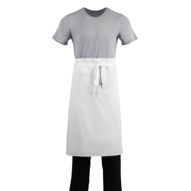 Grembiule Standard Bianco 914 X 762 Mm - Abbigliamento da chef bianco - Fourniresto