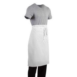 Grembiule Standard Bianco 914 X 762 Mm - Abbigliamento da chef bianco - Fourniresto