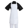 White Bib Apron 711 X 656 Mm - Whites Chefs Clothing - Fourniresto