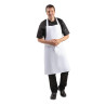 White Bib Apron 711 X 656 Mm - Whites Chefs Clothing - Fourniresto