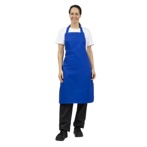 Apron Bib Royal Blue 710 X 970 Mm - Whites Chefs Clothing - Fourniresto