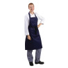 Grembiule Bavaglino Blu Navy 710 X 970 Mm - Abbigliamento per chef Whites - Fourniresto