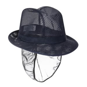 Navy Blue Trilby Hat With Mesh - Size M 570 mm - FourniResto - Fourniresto