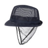 Navy Blue Trilby Hat With Mesh - Size M 570 mm - FourniResto - Fourniresto