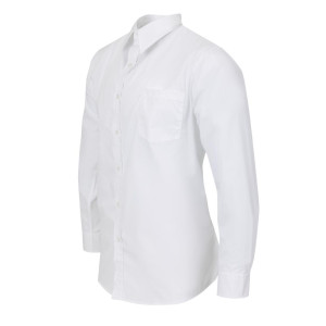 Camicia Mista Bianca a Maniche Lunghe Uniform Works - Taglia S - Chef Works - Fourniresto