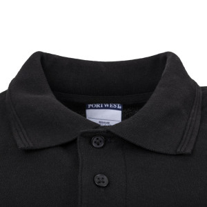 Unisex Black Polo - Size M - FourniResto - Fourniresto