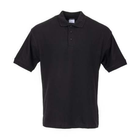 Unisex Black Polo - Size XL - FourniResto - Fourniresto