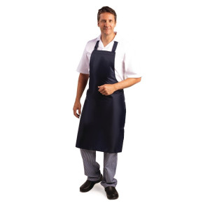 Grembiule Bavaglino Impermeabile Blu 1016 X 711 Mm - Whites Chefs Clothing - Fourniresto