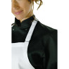 Grembiule Bavaglia Bianco con Tasche e Girocollo Regolabile - Chef Works - Fourniresto