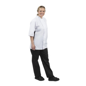 Giacca da cucina unisex bianca Nevada - Taglia L - Abbigliamento per chef Whites - Fourniresto