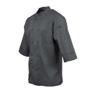 Giacca da cucina unisex grigia - Taglia M - Chef Works - Fourniresto