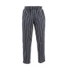 Pantaloni da cucina unisex a righe nere e bianche - Taglia XL - Chef Works - Fourniresto