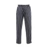 Pantaloni da cucina unisex a righe nere e bianche - Taglia XL - Chef Works - Fourniresto