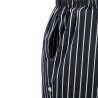 Pantaloni da cucina unisex a righe nere e bianche - Taglia XL - Chef Works - Fourniresto