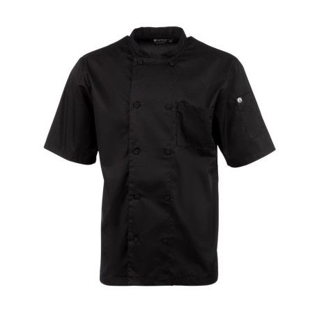 Giacca da cucina unisex nera Cool Vent Montreal - Taglia S - Chef Works - Fourniresto