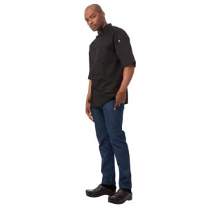 Veste De Cuisine Mixte Noire Cool Vent Montreal - Taille Xxl - Chef Works - Fourniresto