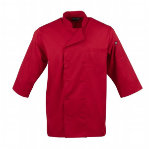 Giacca da cucina unisex rossa - Taglia L - Chef Works - Fourniresto