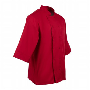 Giacca da cucina unisex rossa - Taglia S - Chef Works - Fourniresto