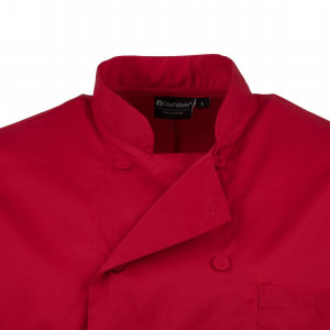 Unisex Red Kitchen Jacket - Size S - Chef Works - Fourniresto