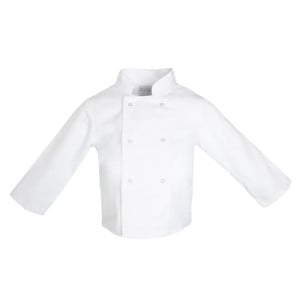 Giacca da cucina bianca per bambini - Taglia S/M 5/7 anni - Abbigliamento da chef bianco - Fourniresto