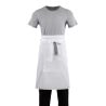 Grembiule da cameriere standard bianco 1000 x 700 mm - Abbigliamento da chef Whites - Fourniresto