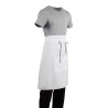 Grembiule da cameriere standard bianco 1000 x 700 mm - Abbigliamento da chef Whites - Fourniresto