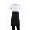 Grembiule da cameriere standard nero 1000 x 700 mm - Whites Chefs Clothing - Fourniresto