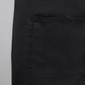 Standard Black Server Apron 1000 x 700 mm - Whites Chefs Clothing - Fourniresto