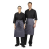 Grembiule da cameriere grigio antracite in policotone 1000 x 700 mm - Whites Chefs Clothing - Fourniresto