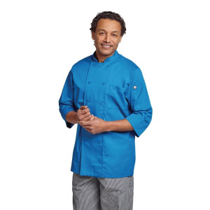 Giacca da cucina unisex blu - Taglia L - Chef Works - Fourniresto