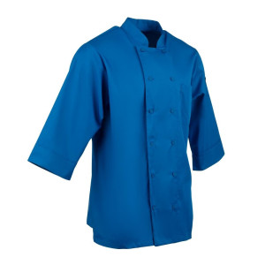 Giacca da cucina unisex blu - Taglia L - Chef Works - Fourniresto