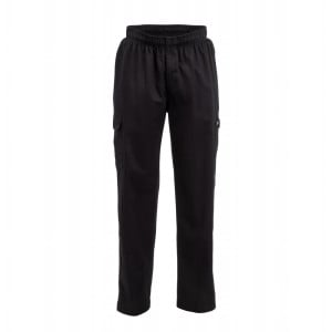 Pantaloni da cucina unisex Fit Cargo neri - Taglia L - Chef Works - Fourniresto