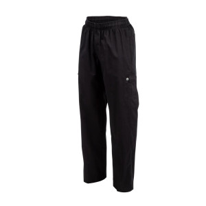 Pantaloni da cucina unisex Fit Cargo neri - Taglia L - Chef Works - Fourniresto